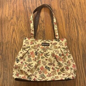 Longaberger Fall autumn Leaves and Acorns Fabric